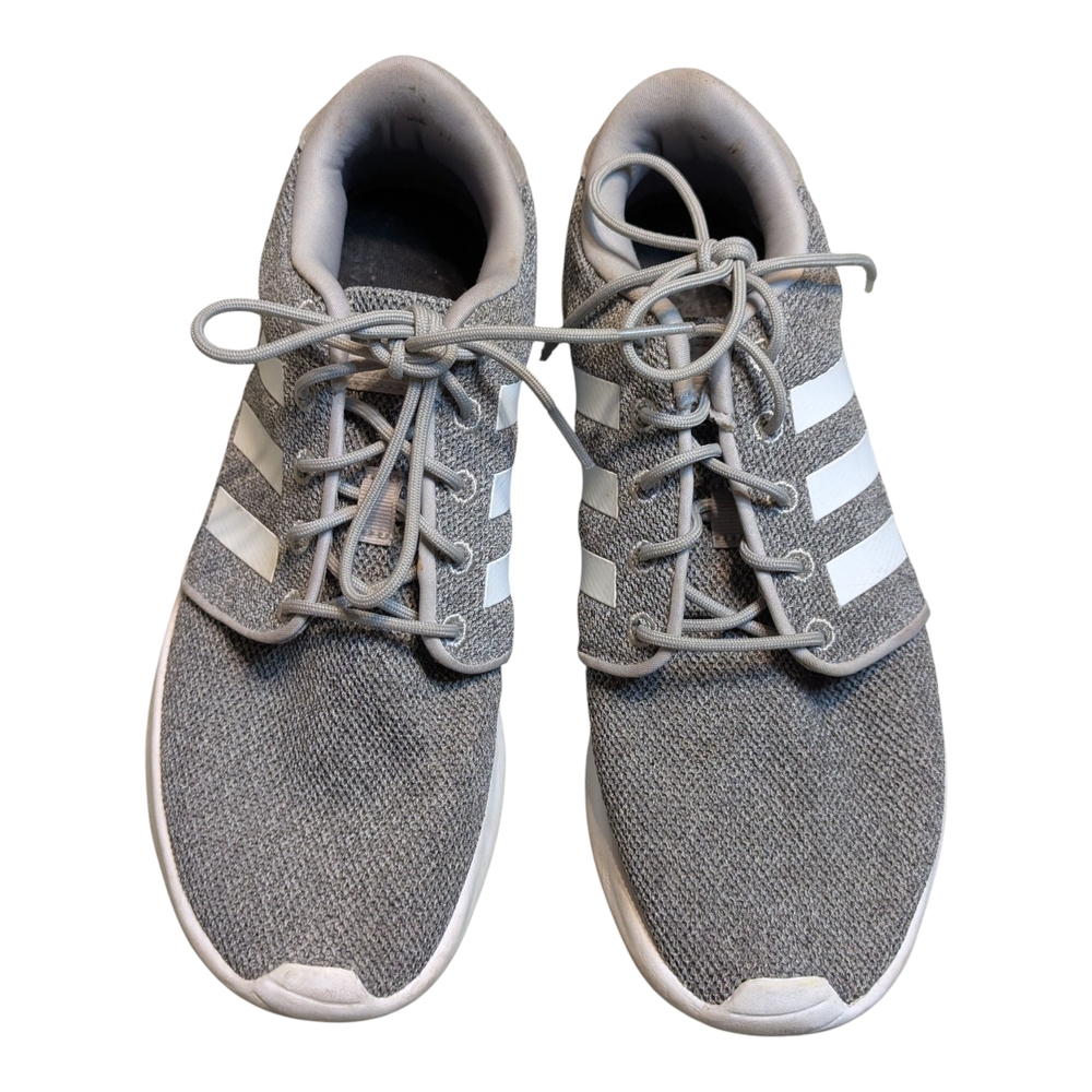 Adidas Cloudfoam QT Racer Gray & White Women's Sneakers